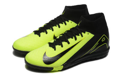 Men's Nike Air Zoom Mercurial Superfly 10 Elite TF Football Shoes - Yellow/Black
