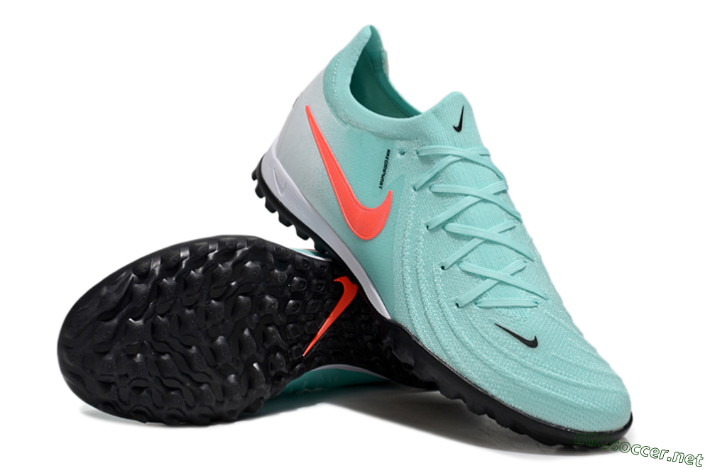 Unisex Nike Phantom Luna Elite TF Football Shoes - Jade/Red/White 3