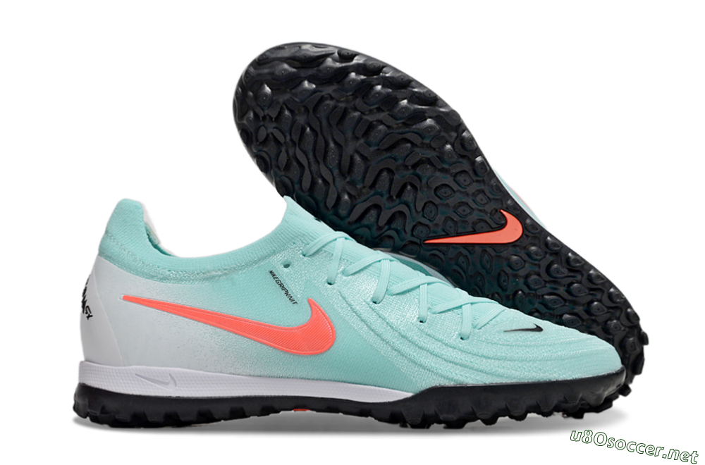 Unisex Nike Phantom Luna Elite TF Football Shoes - Jade/Red/White 2