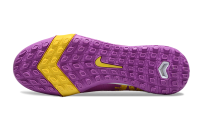 Unisex Nike Air Zoom Mercurial Superfly 10 Elite TF Football Shoes - Purple/Yellow/White