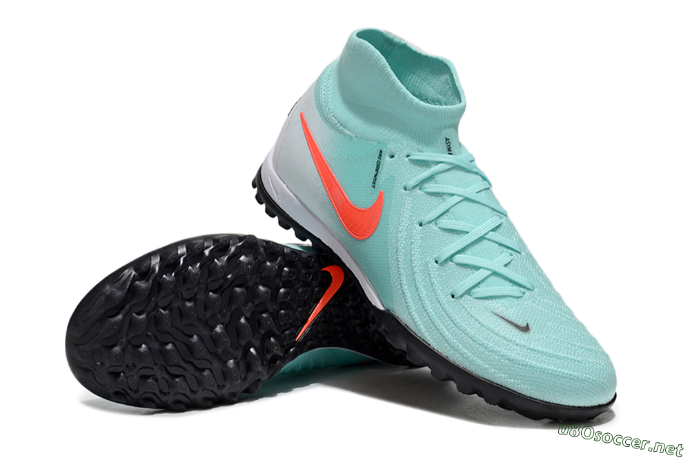 Unisex Nike Phantom Luna Elite TF Football Shoes - Jade/Red/White 3