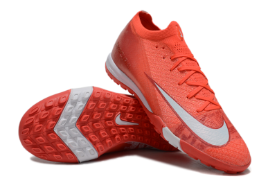 Unisex Nike Air Zoom Mercurial Vapor 16 Elite TF Football Shoes - Red/White