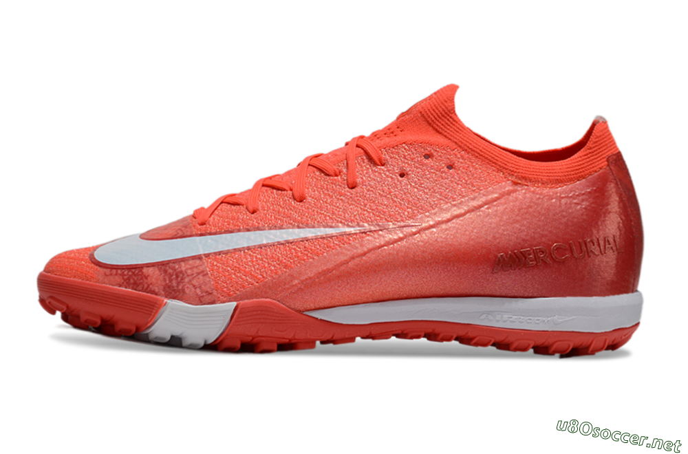 Unisex Nike Air Zoom Mercurial Vapor 16 Elite TF Football Shoes - Red/White 0