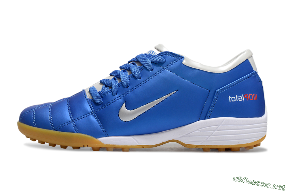 Unisex Nike Total 90 II TF Football Shoes - Blue/White/Brown 0