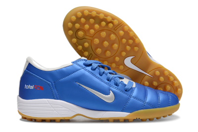Unisex Nike Total 90 II TF Football Shoes - Blue/White/Brown