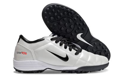 Unisex Nike Total 90 II TF Football Shoes - Beige/Black/White