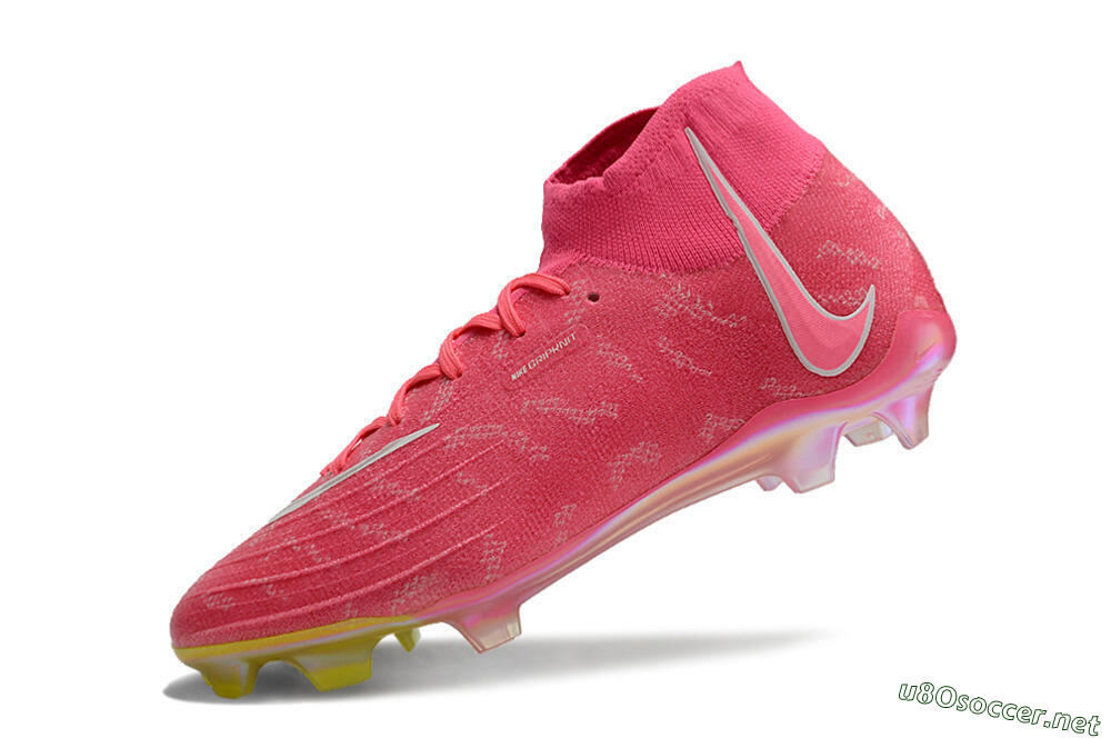 Unisex Nike Phantom Luna Elite FG Football Boots - Pink/White/Yellow 5