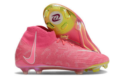 Unisex Nike Phantom Luna Elite FG Football Boots - Pink/White/Yellow