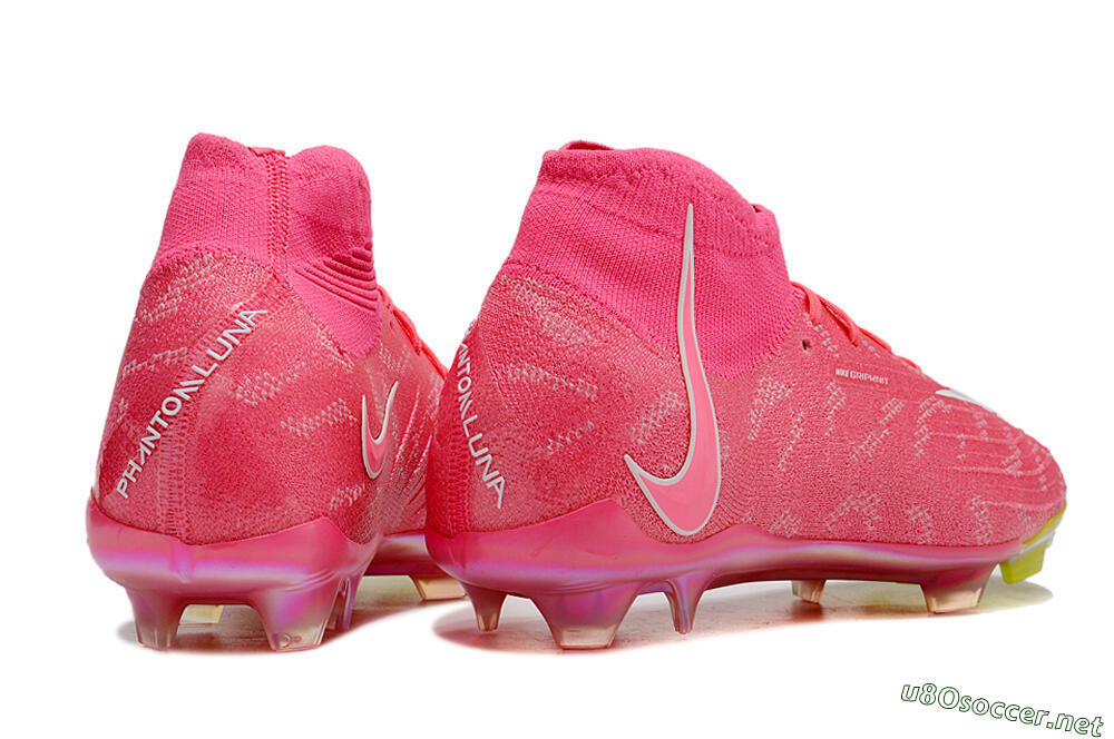 Unisex Nike Phantom Luna Elite FG Football Boots - Pink/White/Yellow 6