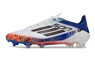 Men's Adidas F50 Elite FG Football Boots - White/Red/Blue