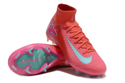 Unisex Nike Air Zoom Mercurial Superfly 10 Elite FG Football Boots - Red/Jade/White