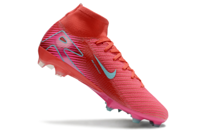 Unisex Nike Air Zoom Mercurial Superfly 10 Elite FG Football Boots - Red/Jade/White