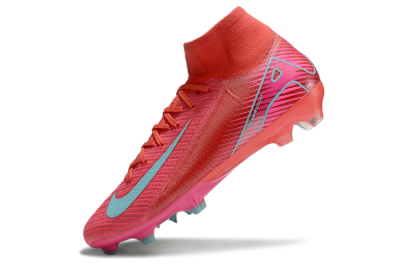 Unisex Nike Air Zoom Mercurial Superfly 10 Elite FG Football Boots - Red/Jade/White