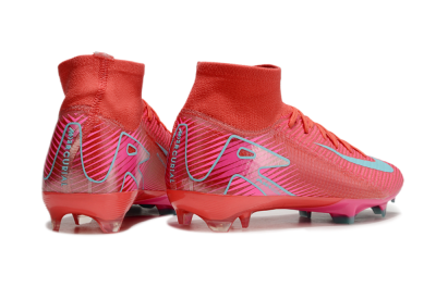 Unisex Nike Air Zoom Mercurial Superfly 10 Elite FG Football Boots - Red/Jade/White