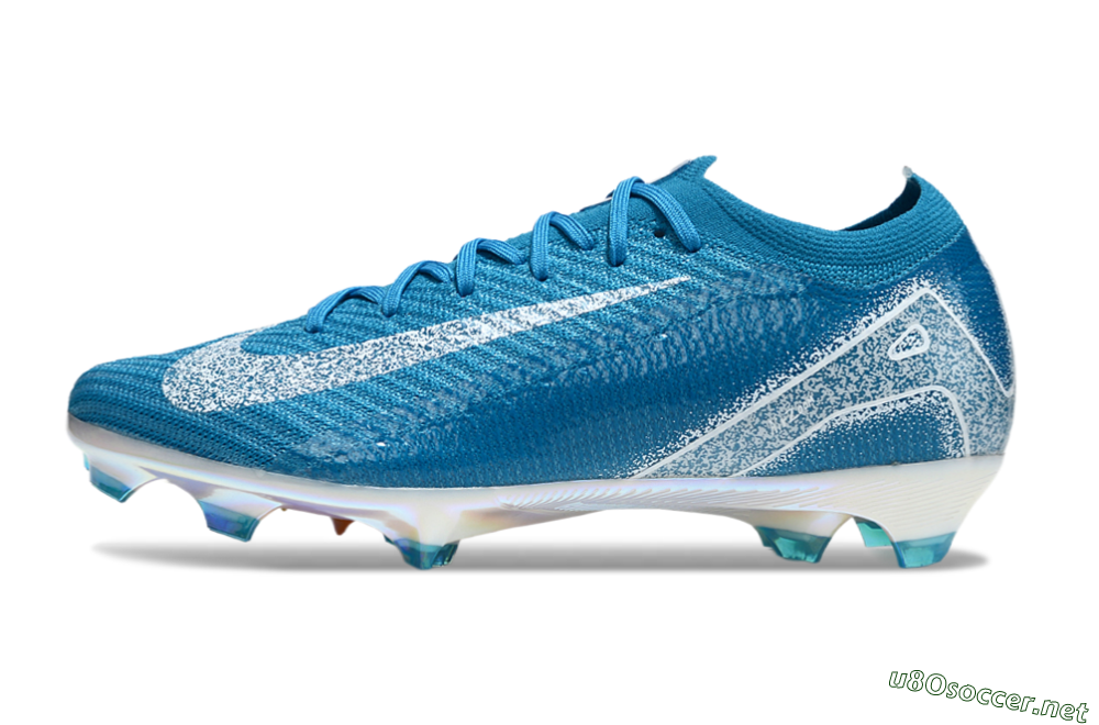 Unisex Nike Air Zoom Mercurial Vapor 16 Elite FG Football Boots - Blue/White/Gold 0