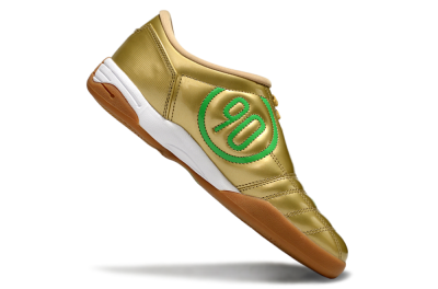 Men's Nike Total 90 II IC Football Shoes - Gold/Green/White