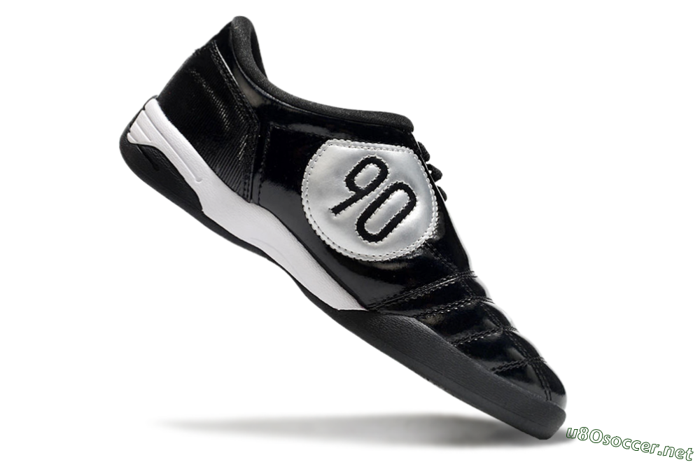 Men's Nike Total 90 II IC Football Shoes - Black/White/Yellow 4