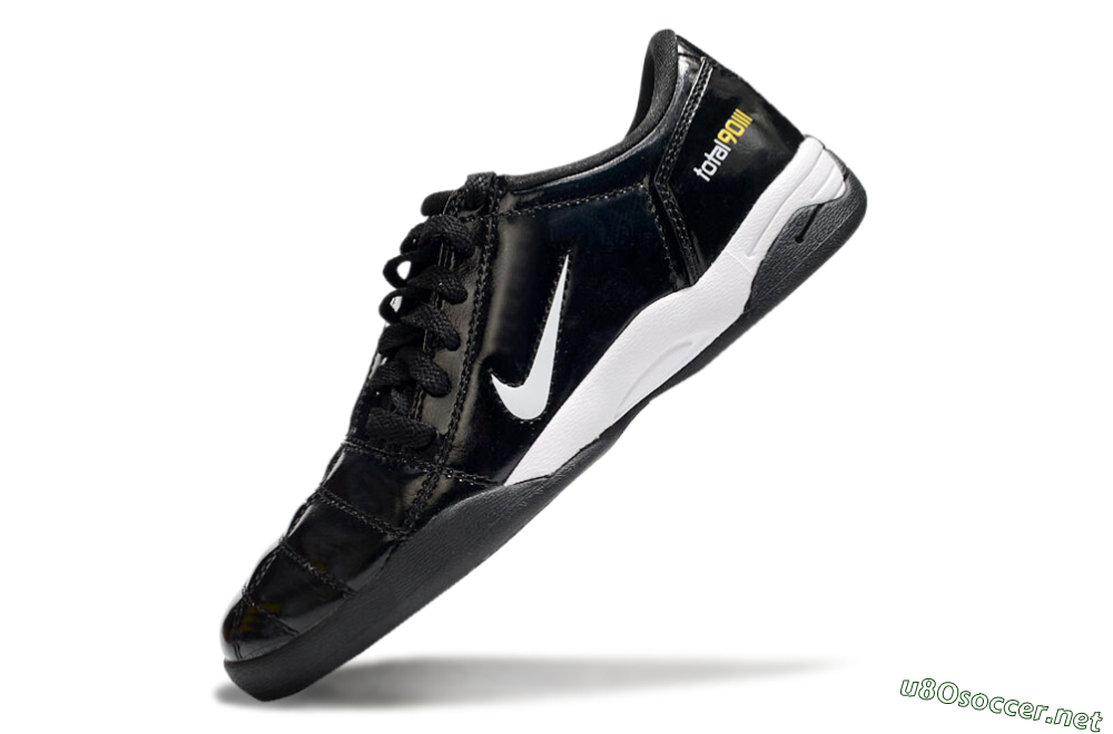 Men's Nike Total 90 II IC Football Shoes - Black/White/Yellow 5
