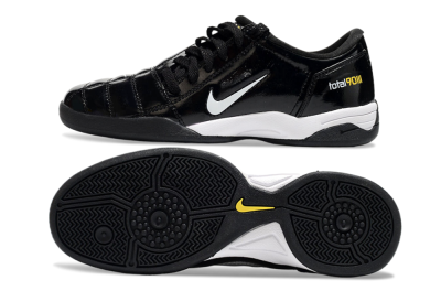 Men's Nike Total 90 II IC Football Shoes - Black/White/Yellow