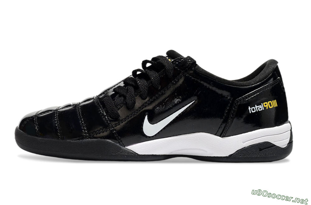 Men's Nike Total 90 II IC Football Shoes - Black/White/Yellow 0