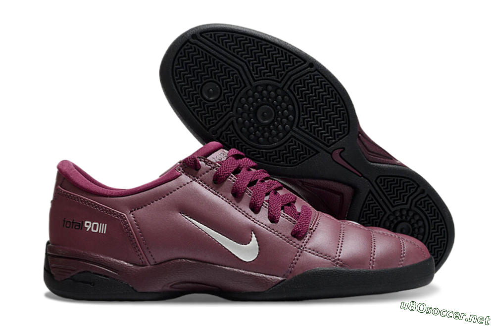 Men's Nike Total 90 II IC Football Shoes - Red/Black/White 2