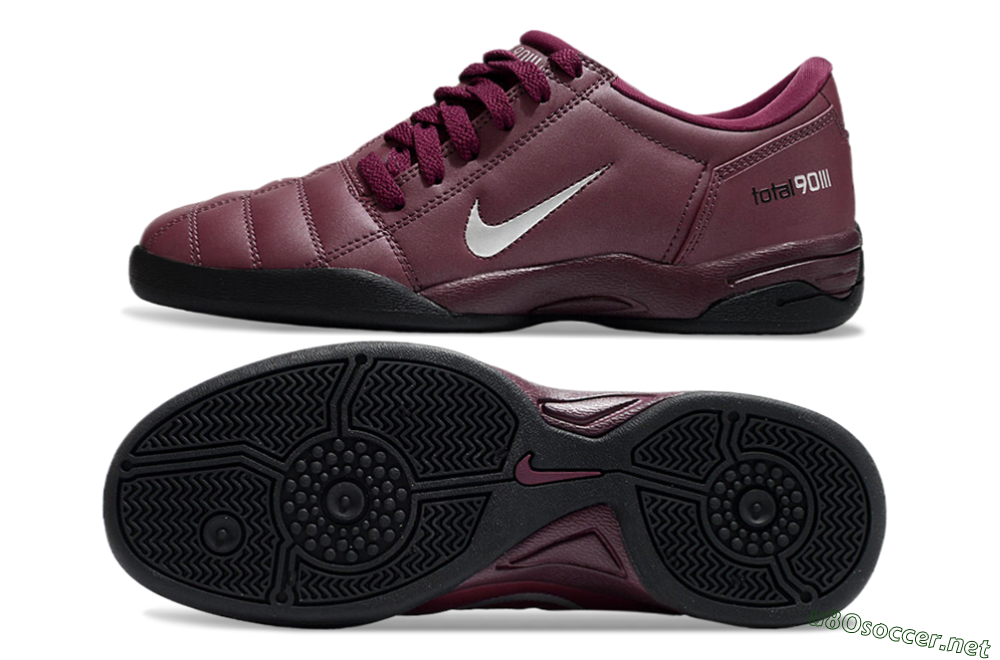 Men's Nike Total 90 II IC Football Shoes - Red/Black/White 1