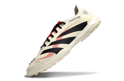 Men's Adidas Predator Elite 25 TF Football Shoes - Beige/Black/Red