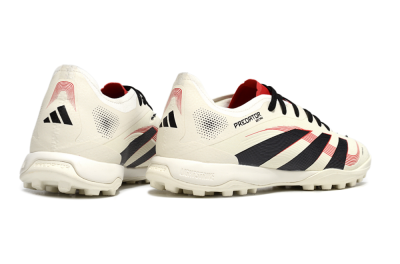 Men's Adidas Predator Elite 25 TF Football Shoes - Beige/Black/Red
