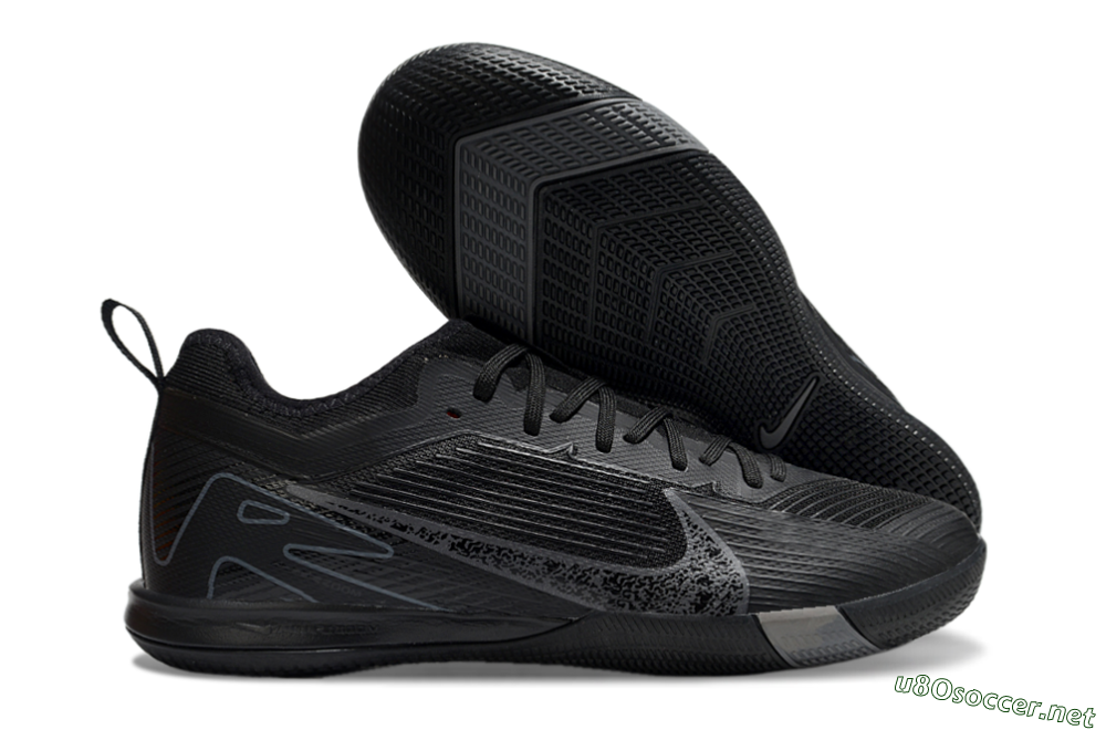 Men's Nike Air Zoom Mercurial Vapor 16 Pro IC Football Shoes - Black/Grey/Blue 2
