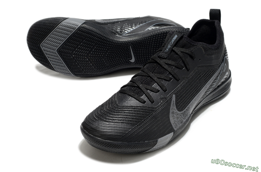 Men's Nike Air Zoom Mercurial Vapor 16 Pro IC Football Shoes - Black/Grey/Blue 3