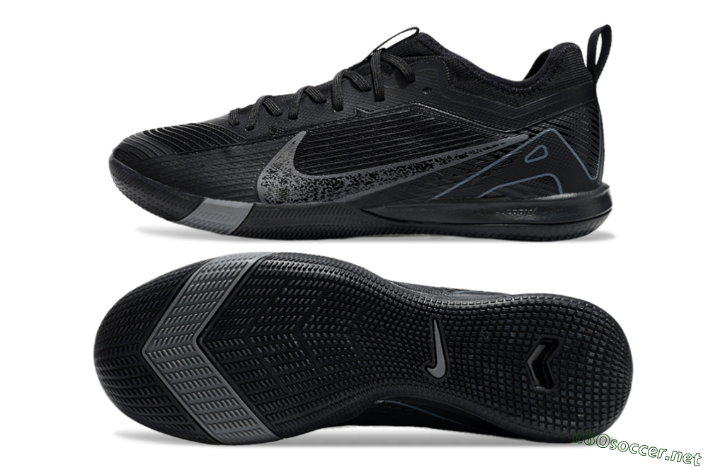 Men's Nike Air Zoom Mercurial Vapor 16 Pro IC Football Shoes - Black/Grey/Blue 1