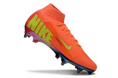 Men's Nike Air Zoom Mercurial Superfly 10 Elite SG Football Boots - Red/Yellow/Black
