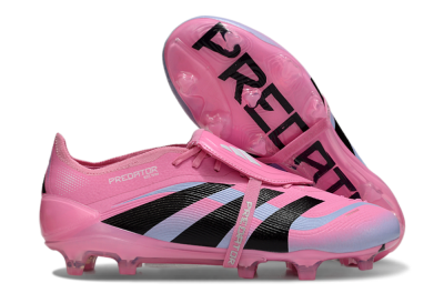 Men's Adidas Predator Elite 25 Foldover Tongue FG Football Boots - Pink/Black/Jade