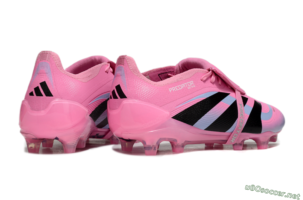Men's Adidas Predator Elite 25 Foldover Tongue FG Football Boots - Pink/Black/Jade 6
