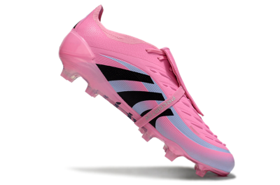 Men's Adidas Predator Elite 25 Foldover Tongue FG Football Boots - Pink/Black/Jade