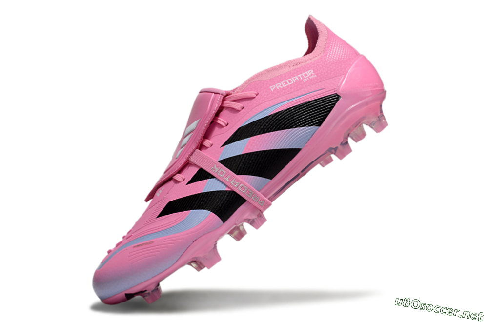 Men's Adidas Predator Elite 25 Foldover Tongue FG Football Boots - Pink/Black/Jade 5