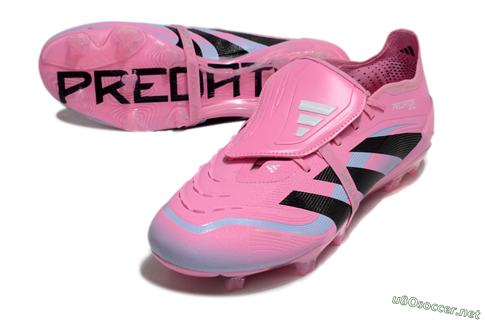 Men's Adidas Predator Elite 25 Foldover Tongue FG Football Boots - Pink/Black/Jade 3