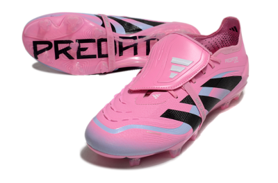 Men's Adidas Predator Elite 25 Foldover Tongue FG Football Boots - Pink/Black/Jade
