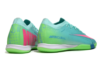 Men's Nike Air Zoom Mercurial Vapor 16 Elite IC Football Shoes - Jade/Pink/Yellow