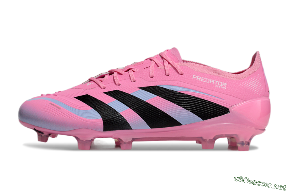 Men's Adidas Predator Elite 25 FG Football Boots - Pink/Black/Jade 0