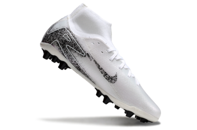 Men's Nike Air Zoom Mercurial Superfly 10 Acadamy AG Football Boots - White/Black