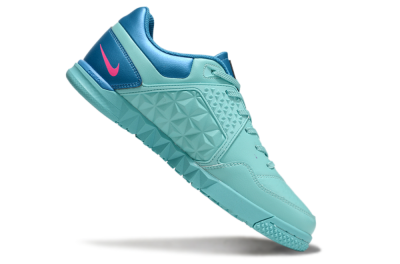 Men's Nike Street Gato IC Football Shoes - Jade/Pink/Yellow/Blue