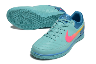 Men's Nike Street Gato IC Football Shoes - Jade/Pink/Yellow/Blue