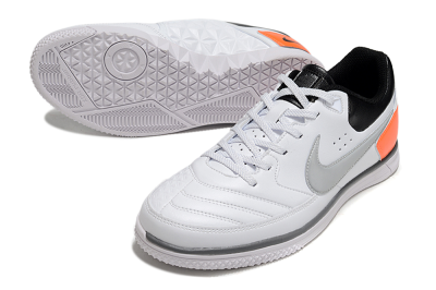Men's Nike Street Gato IC Football Shoes - White/Grey/Yellow/Black
