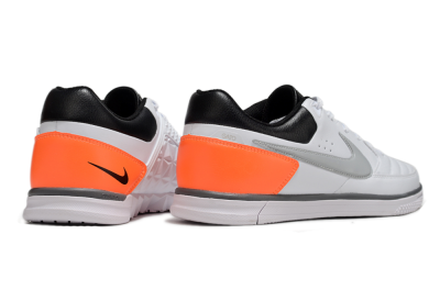 Men's Nike Street Gato IC Football Shoes - White/Grey/Yellow/Black