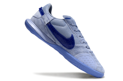 Men's Nike Street Gato IC Football Shoes - Blue/Blue
