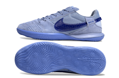 Men's Nike Street Gato IC Football Shoes - Blue/Blue