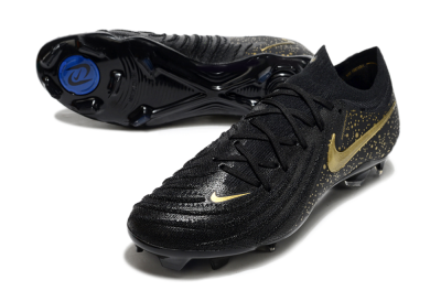 Men's Nike Phantom Luna Elite NU FG Football Boots - Black/Gold/Blue