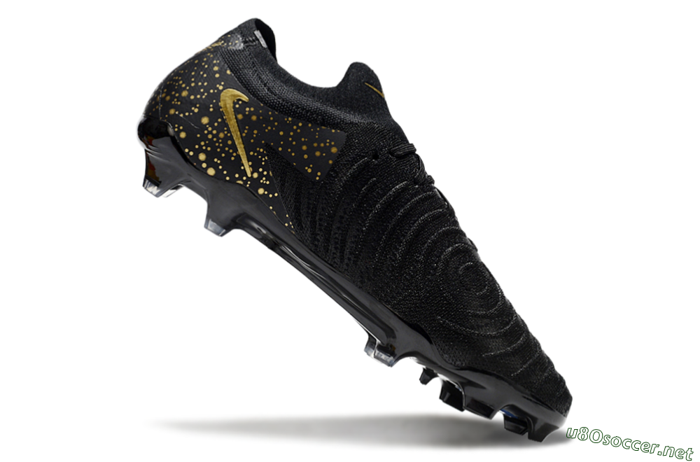 Men's Nike Phantom Luna Elite NU FG Football Boots - Black/Gold/Blue 4