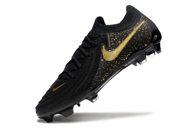 Men's Nike Phantom Luna Elite NU FG Football Boots - Black/Gold/Blue